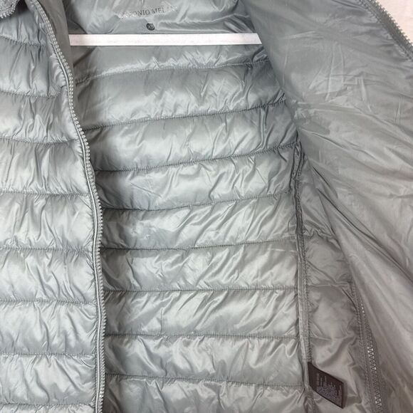 Antonio Melani Light Green Puffer Jacket With Hood Size XS Preowned - Picture 7 of 16